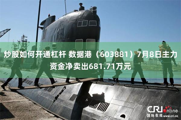 炒股如何开通杠杆 数据港（603881）7月8日主力资金净卖出681.71万元