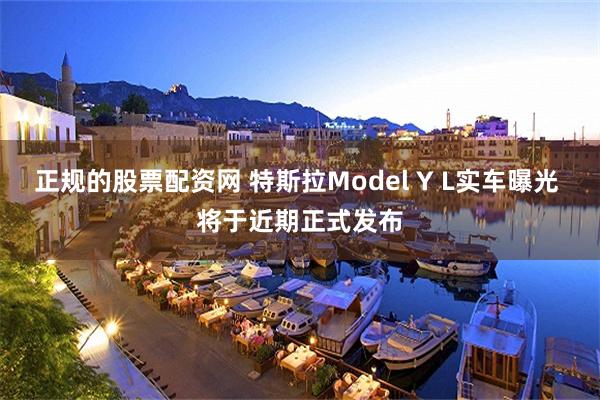 正规的股票配资网 特斯拉Model Y L实车曝光 将于近期正式发布