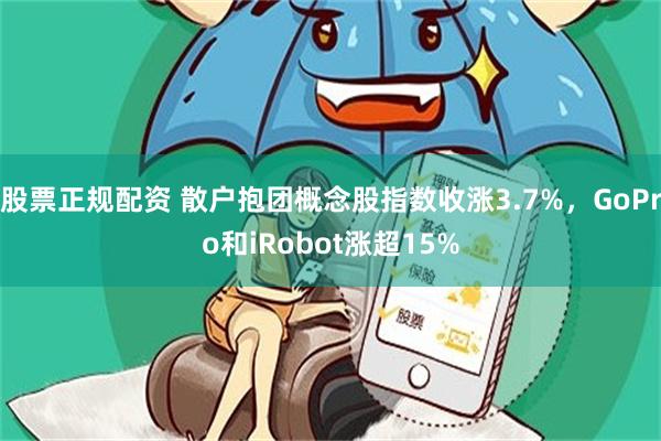 股票正规配资 散户抱团概念股指数收涨3.7%，GoPro和iRobot涨超15%