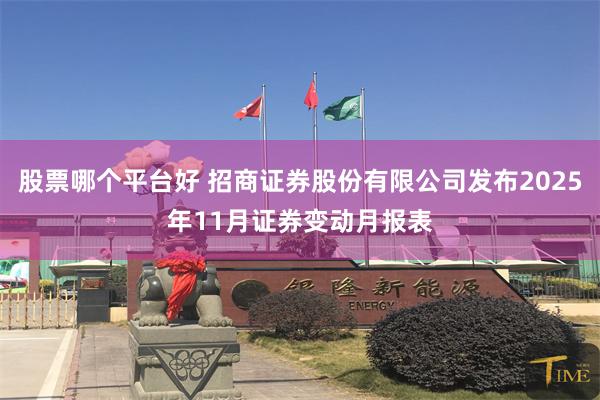 股票哪个平台好 招商证券股份有限公司发布2025年11月证券变动月报表