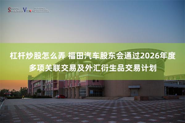 杠杆炒股怎么弄 福田汽车股东会通过2026年度多项关联交易及外汇衍生品交易计划