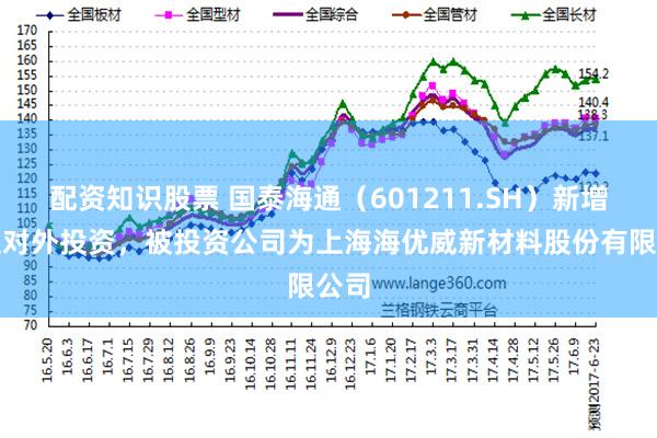 配资知识股票 国泰海通（601211.SH）新增一起对外投资，被投资公司为上海海优威新材料股份有限公司