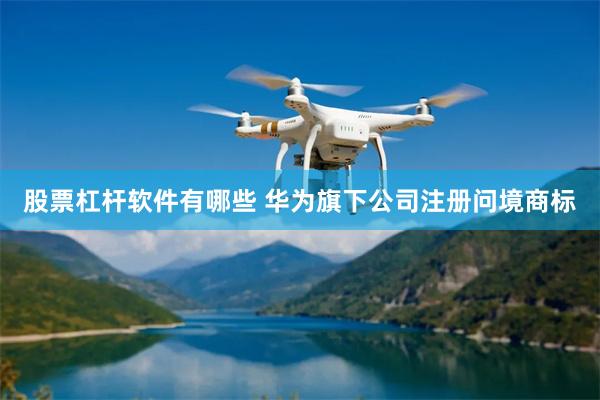 股票杠杆软件有哪些 华为旗下公司注册问境商标