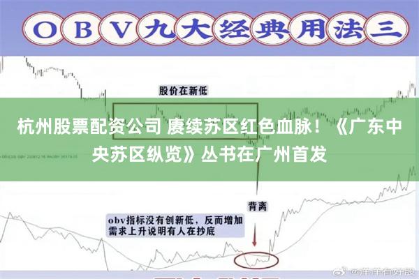 杭州股票配资公司 赓续苏区红色血脉！《广东中央苏区纵览》丛书在广州首发